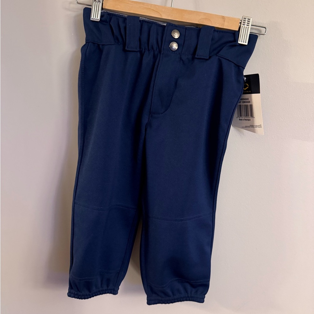 Evoshield Girls Small Baseball Pants Navy Blue NWT Youth Softball Athletic